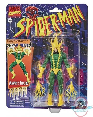 Spider-Man Vintage Electro Action Figure Hasbro Spider-Man Vintage Electro Action Figure Hasbro