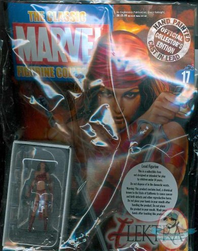 Classic Marvel Figurine Collection Magazine #17 Elektra Eaglemoss Classic Marvel Figurine Collection Magazine #17 Elektra Eaglemoss