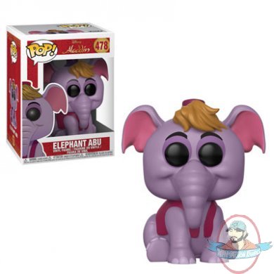Pop! Disney Aladdin : Elephant Abu #478 Vinyl Figure by Funko