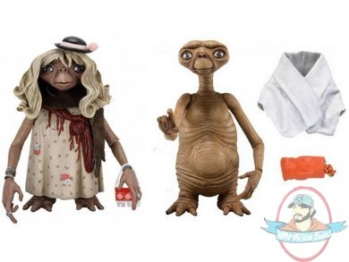 E.T: The Extra Terrestrial Action Figure Set of 2 by NECA E.T: The Extra Terrestrial Action Figure Set of 2 by NECA
