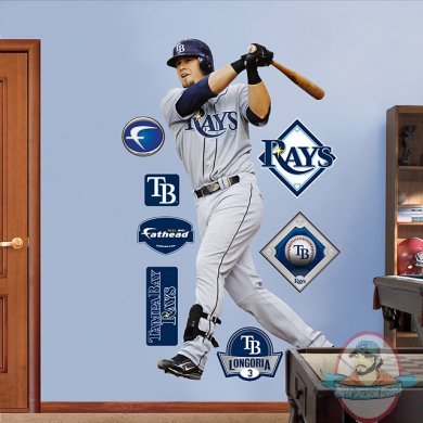 Fathead Fat head  Evan Longoria Tampa Bay Rays