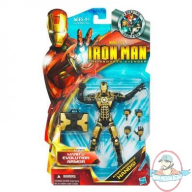 Iron Man Black and Gold Mark V 6-inch Marvel Legends Figures Wave 1 Iron Man Black and Gold Mark V 6-inch Marvel Legends Figures Wave 1