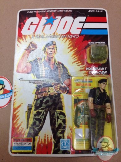 1985 GI G.I. Joe Flint Mint Unpunched MOC Vintage Peach Filecard 34
