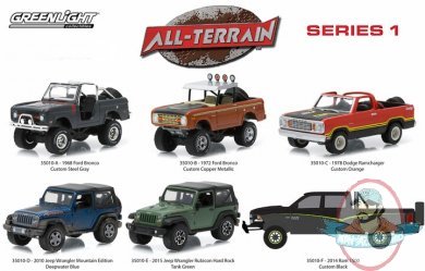 1:64 All Terrain Series 1 Set of 6 Greenlight 1:64 All Terrain Series 1 Set of 6 Greenlight