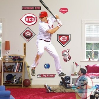 Fathead Fat Head Jay Bruce Reds Fathead Fat Head Jay Bruce Reds