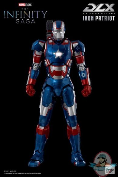 1/12 Avengers: Infinity Saga DLX Iron Patriot Figure Threezero 909973