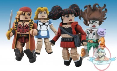 Femme Fatales Minimates Series 2 Box Set by Diamond Select Femme Fatales Minimates Series 2 Box Set by Diamond Select