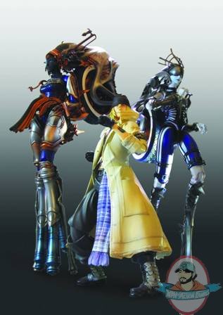 Final Fantasy XIII Play Arts Kai Shiva Bike Figure Set Final Fantasy XIII Play Arts Kai Shiva Bike Figure Set
