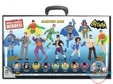 Batman Retro 1966 8" Figure Carrying Case Figures on Case Batman Retro 1966 8" Figure Carrying Case Figures on Case