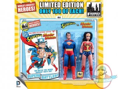 DC Retro 8" Limited Edition Two Pack - Wonder Woman & Superman DC Retro 8" Limited Edition Two Pack - Wonder Woman & Superman