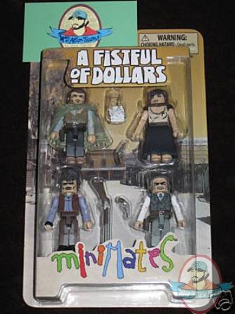 Minimates 4 Pack Clint Eastwood A Fistful Of Dollars Minimates 4 Pack Clint Eastwood A Fistful Of Dollars