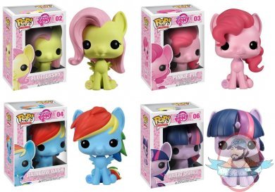 Pop! My Little Pony Set of 4 Vinyl Figures by Funko