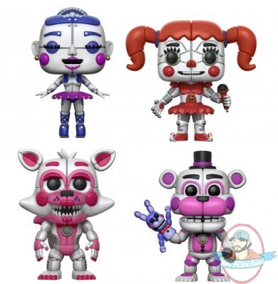 Pop! Five Nights at Freddy's Wave 3 Set of 4 Vinyl Figures by Funko