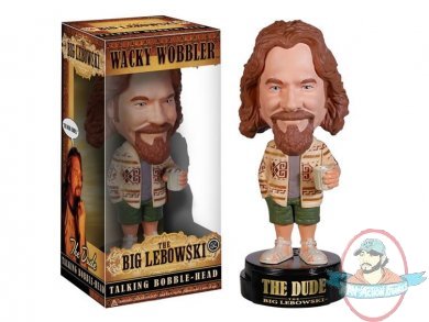 The Big Lebowski The Dude Talking Wacky Wobbler Bobble Head by Funko The Big Lebowski The Dude Talking Wacky Wobbler Bobble Head by Funko