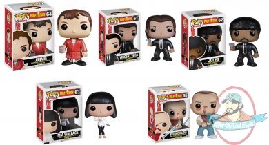 Pop! Movies Pulp Fiction Set of 5 Vinyl Figure by Funko