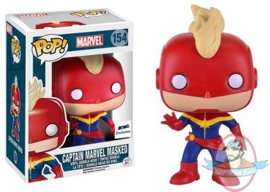 Pop! Marvel Masked Captain Marvel #154 GTS Exclusive Funko