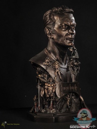 Frank Frazetta Tribute Polystone Statue by Black Heart Enterprises Frank Frazetta Tribute Polystone Statue by Black Heart Enterprises