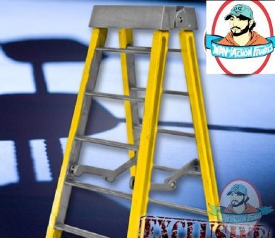 Short 5 Inch Yellow Ladder for Wrestling Action Figures