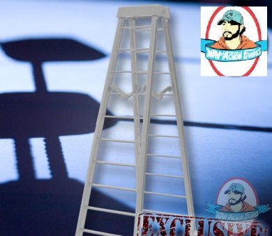 WWE Large 10 Inch Silver Ladder for Wrestling figures