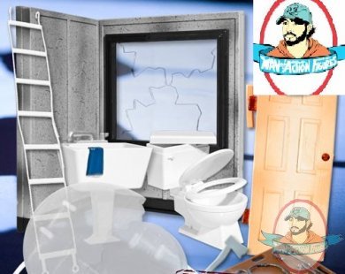 Hardcore Bathroom Deal for Wrestling Figures by Figures Toy Company Hardcore Bathroom Deal for Wrestling Figures by Figures Toy Company