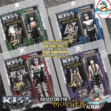 KISS 8" Figures Series 4 Monster Album Set of 4 by Figures Toy Co.  