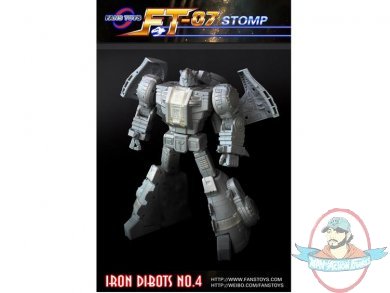 Tranforming Robot FT-07  Stomp  Iron Dibots No.4 By Fans Toys