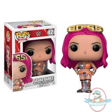  Pop! WWE Series 6 Sasha Banks Vinyl Figure #42 Funko