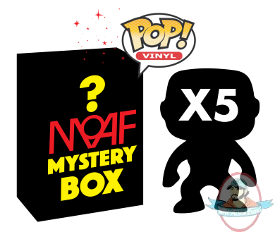MoAF Funko Pop! Mystery Box of 5 Vinyl Figures MoAF Funko Pop! Mystery Box of 5 Vinyl Figures
