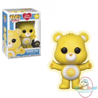 Pop Animation! Care Bears Funshine Bear Chase #356 Vinyl Figure Funko