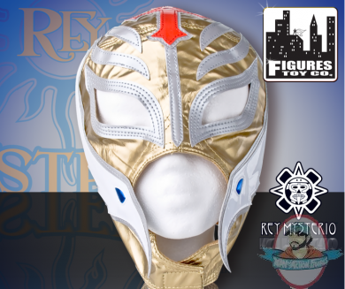 WWE Rey Mysterio Kid Size Replica Gold Mask