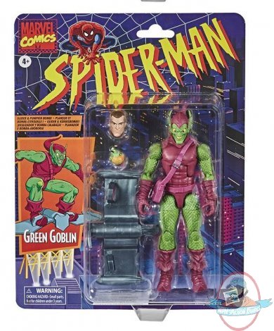 Spider-Man Vintage Green Goblin Action Figure Hasbro Spider-Man Vintage Green Goblin Action Figure Hasbro
