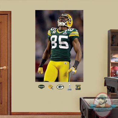 Greg Jennings Super Bowl Celebration Mural Green Bay Packers NFL