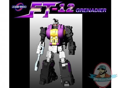 Tranforming Robot FT-12 Grenadier Purple Chest Fans Toys