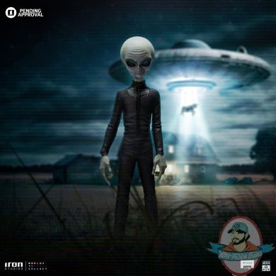 1/10 I Want to Believe Grey Alien Statue Iron Studios 913370