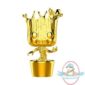 Pop! Marvel Studios 10 Groot Chrome Vinyl Figure by Funko 