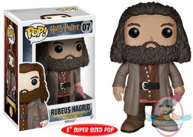 Super Sized Pop! 6"  Harry Potter Rubeus Hagrid Vinyl Figure by Funko