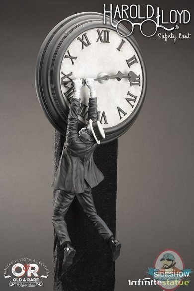 Harold Lloyd Safety Last Wall-Plaque Infinite Statue