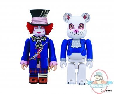 Alice In Wonderland Mad Hatter Kubrick White Rabbit Bearbrick Set Alice In Wonderland Mad Hatter Kubrick White Rabbit Bearbrick Set