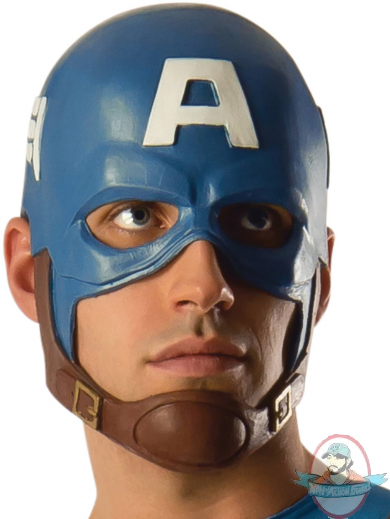 Marvel Captain America Deluxe Adult Helmet by Rubies Marvel Captain America Deluxe Adult Helmet by Rubies