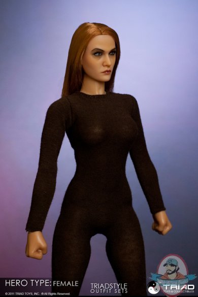Hero Type: Female (Dark Brown) by Triad Toys