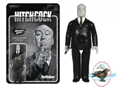 Hitchcock Grayscale ReAction Figure Super 7 Hitchcock Grayscale ReAction Figure Super 7