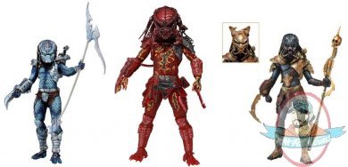 Predators 7-Inch Figure Series 10 Set of 3 Predators by Neca Predators 7-Inch Figure Series 10 Set of 3 Predators by Neca