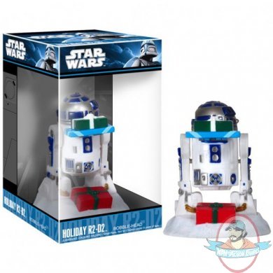 Star Wars Bobble Head Holiday R2-D2 by Funko Star Wars Bobble Head Holiday R2-D2 by Funko