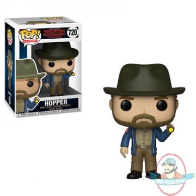 Pop! TV: Stranger Things Hopper with Flashlight #720 Figure Funko