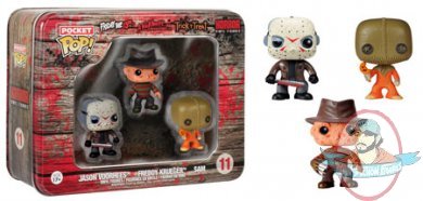 Pocket Pop!: Horror 3 pack Tins Jason Freddy & Sam