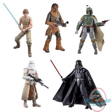 Star Wars Black ESB 40Th Anniversary Set of 5 Hasbro