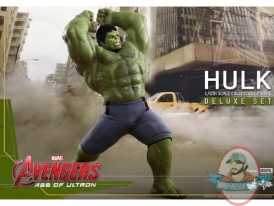 1/6 Avengers Age of Ultron Movie Masterpiece Hulk Deluxe Set Hot Toys 1/6 Avengers Age of Ultron Movie Masterpiece Hulk Deluxe Set Hot Toys