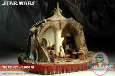 Yoda's Hut Dagobah 12 inch Figure Environment by Sideshow Collectibles