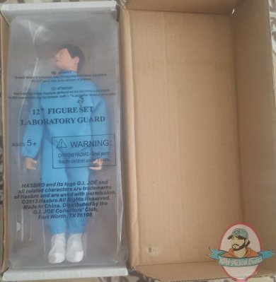GI Joe Dragon Island Laboratory Guard 12 inch Figure Hasbro