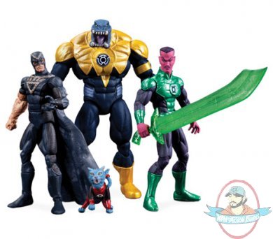 SDCC 2013 Exclusive Dc Comics Green Lantern 3 3/4" 4-Pack 